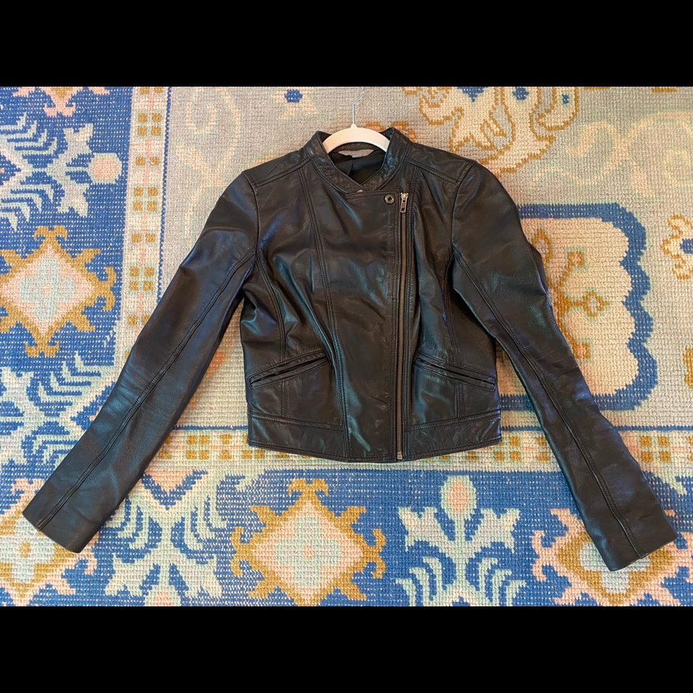 Leather jacket -Size XS